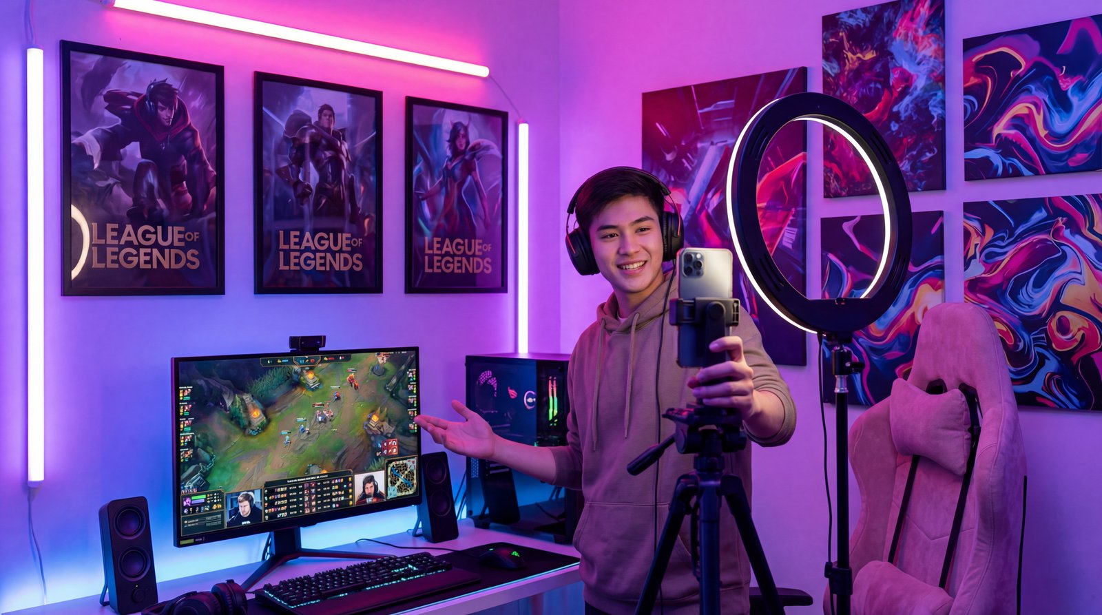 少女萝莉短视频创作